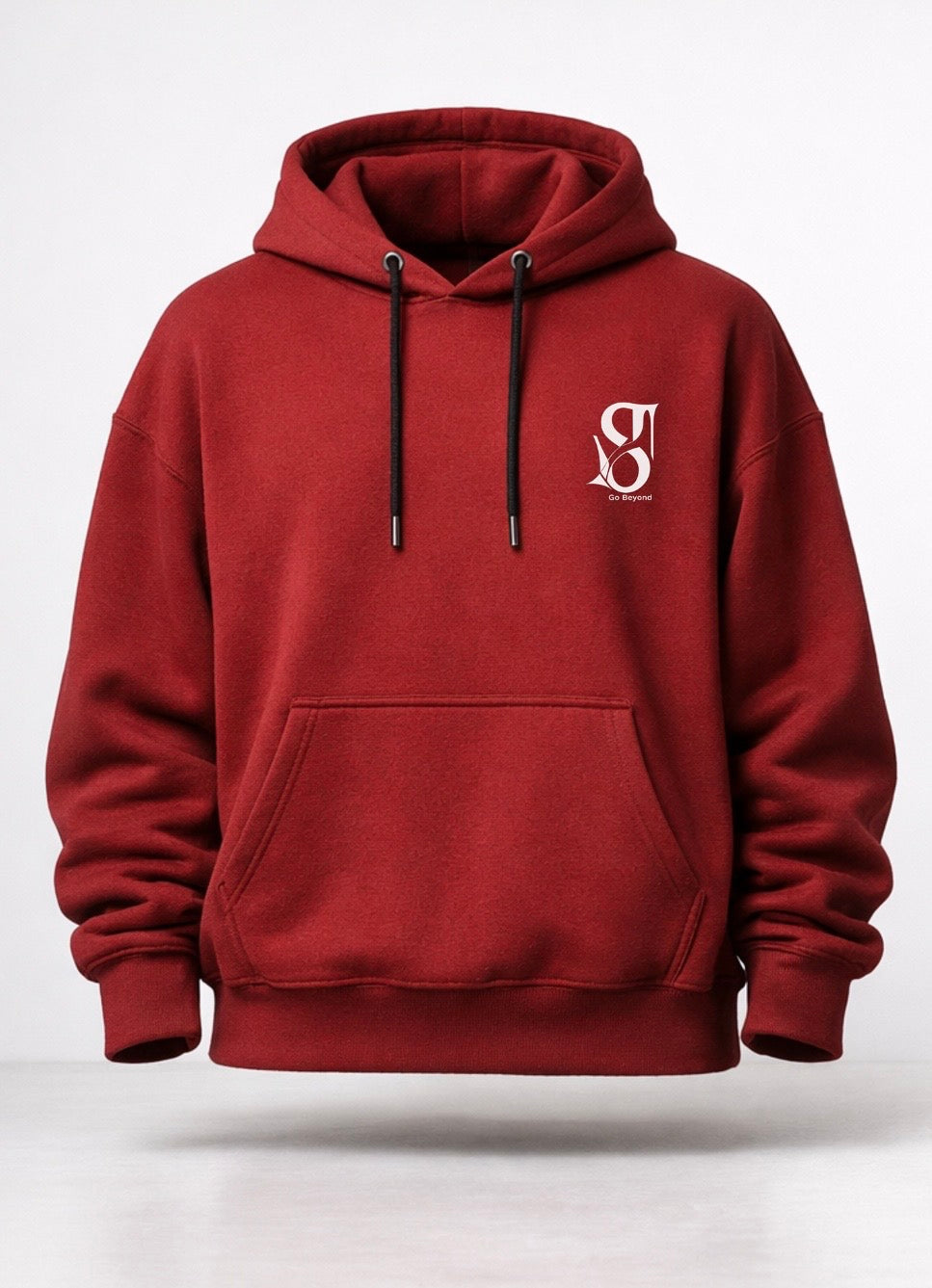 ST8NT Signature Heavyweight Hoodie - Burnt Crimson