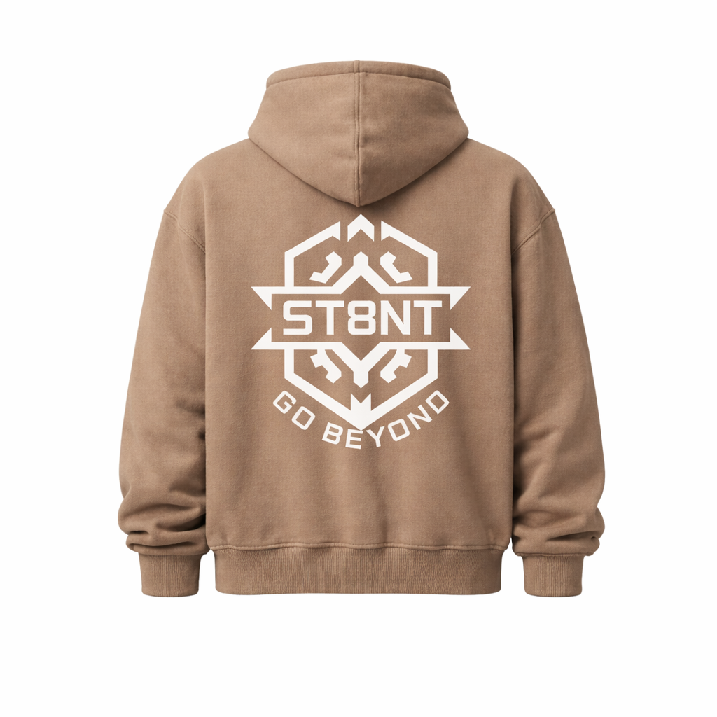ST8NT Signature Heavyweight Hoodie - Earth Brown
