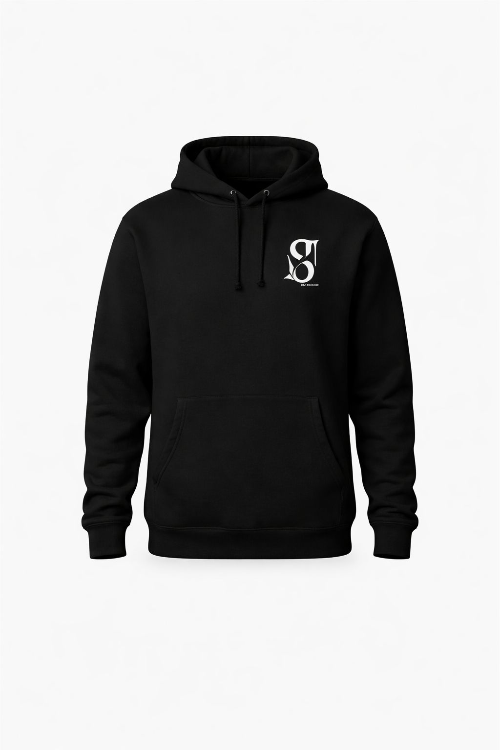 ST8NT Signature Heavyweight Hoodie - Obsidian Black