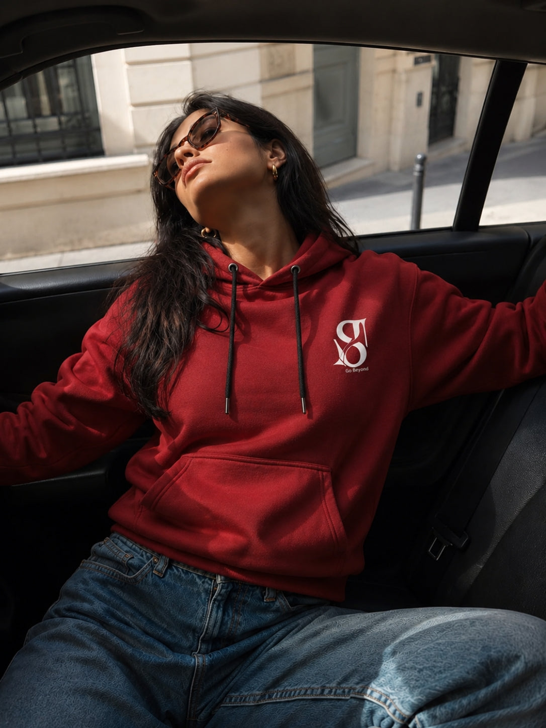 ST8NT Signature Heavyweight Hoodie - Burnt Crimson