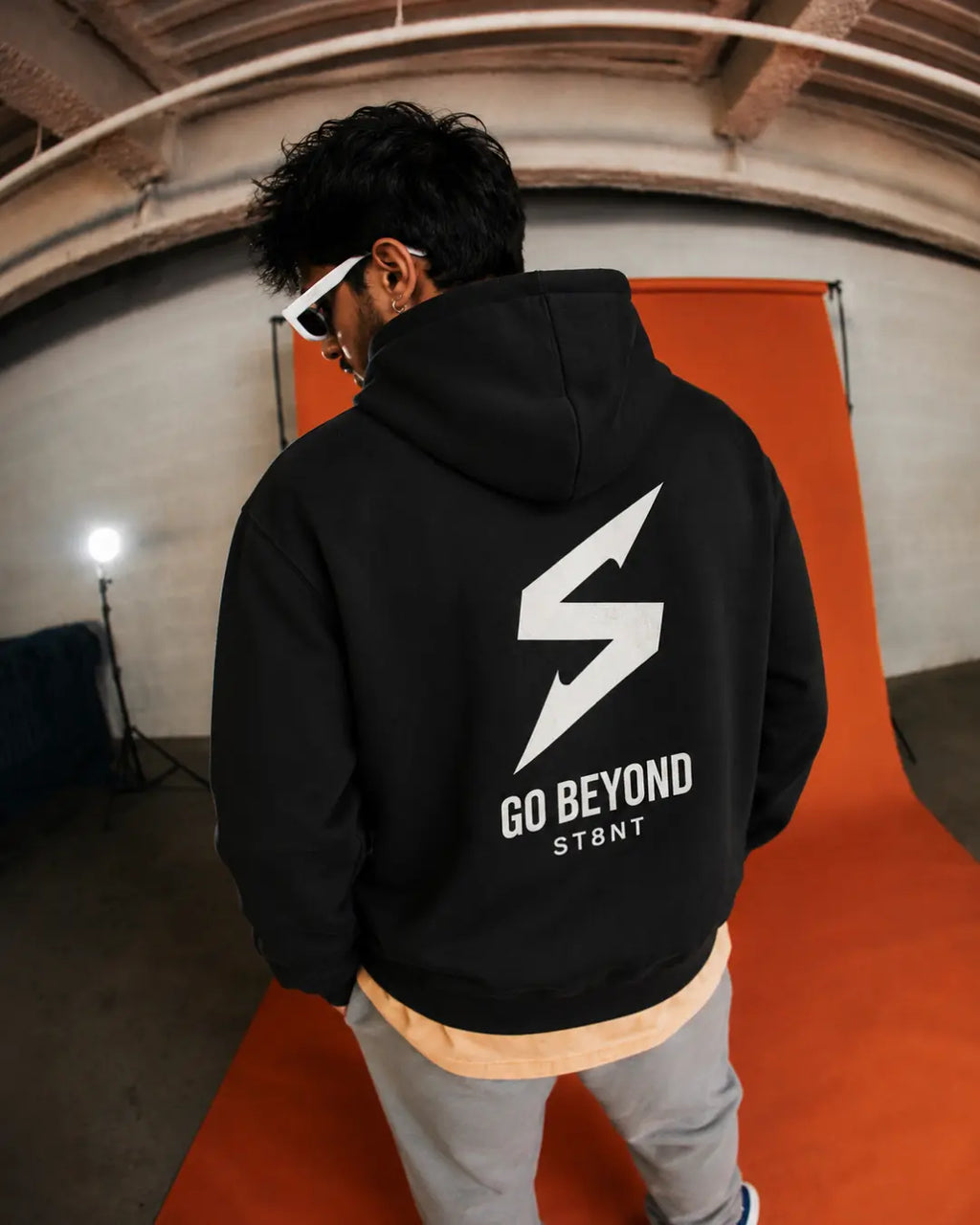 ST8NT Signature Heavyweight Hoodie - Obsidian Black [🔥Limited Drop Now ]