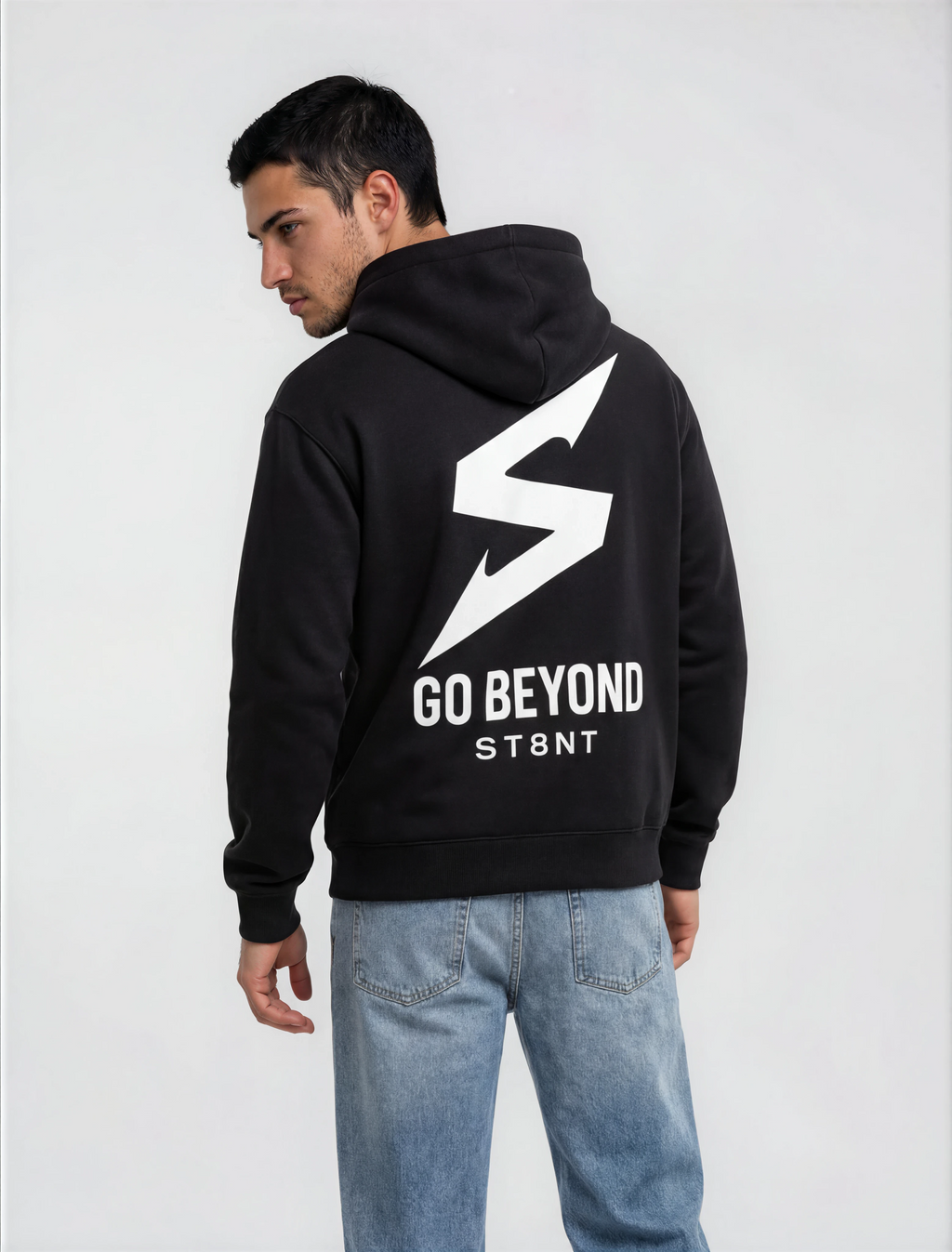 ST8NT Signature Heavyweight Hoodie - Black